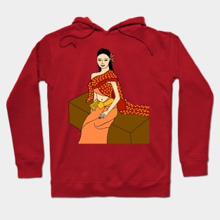 Thai Traditional Dress - Thai Beauty ! Hoodie